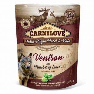 Carnilove Venison with Strawberry Leaves 300 g