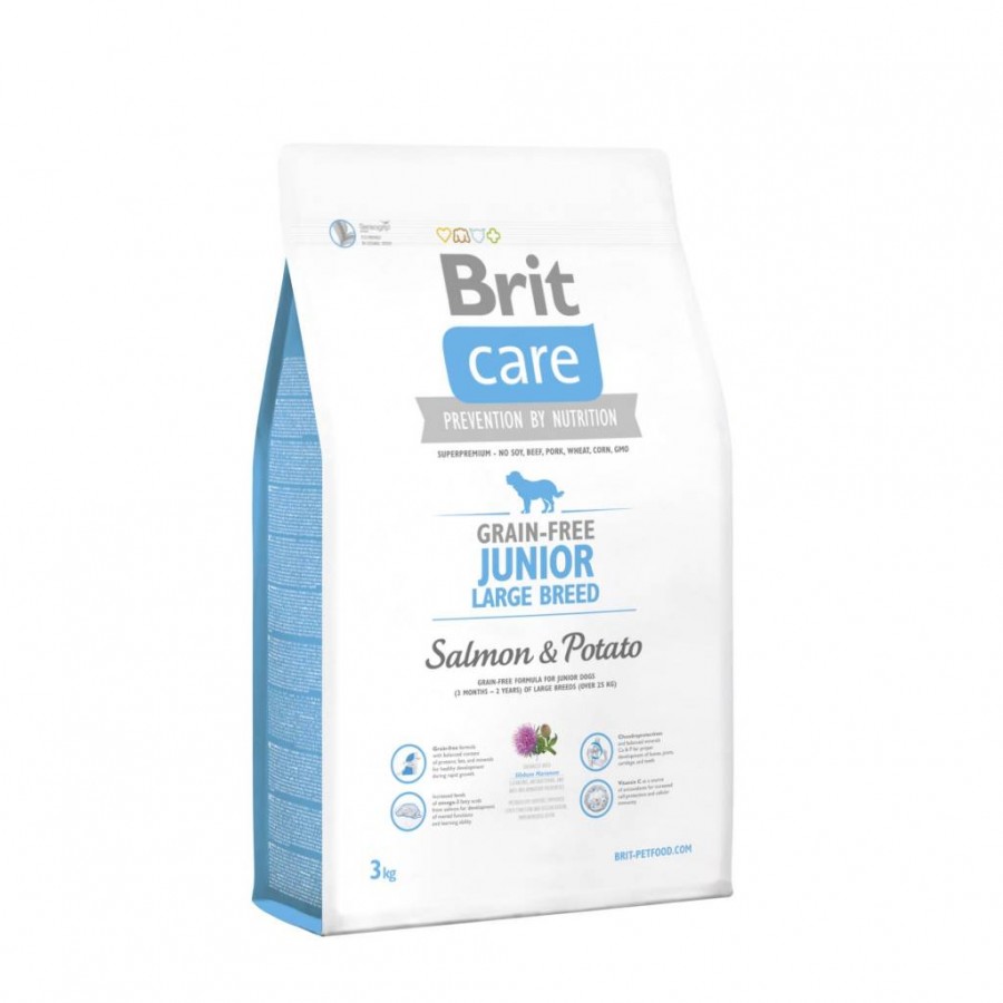 Brit Care Grain-free Junior Large Breed Salmon & Potato