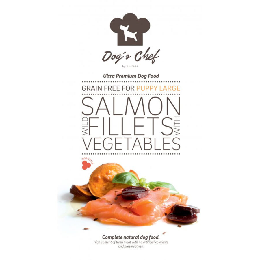 Dog´s Chef Wild Salmon fillets with Vegetables 15 kg