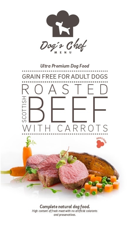 Dog´s Chef Roasted Scottish Beef with Carrots 15kg