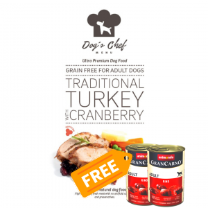 Dog´s Chef Traditional Turkey with Cranberry 12kg