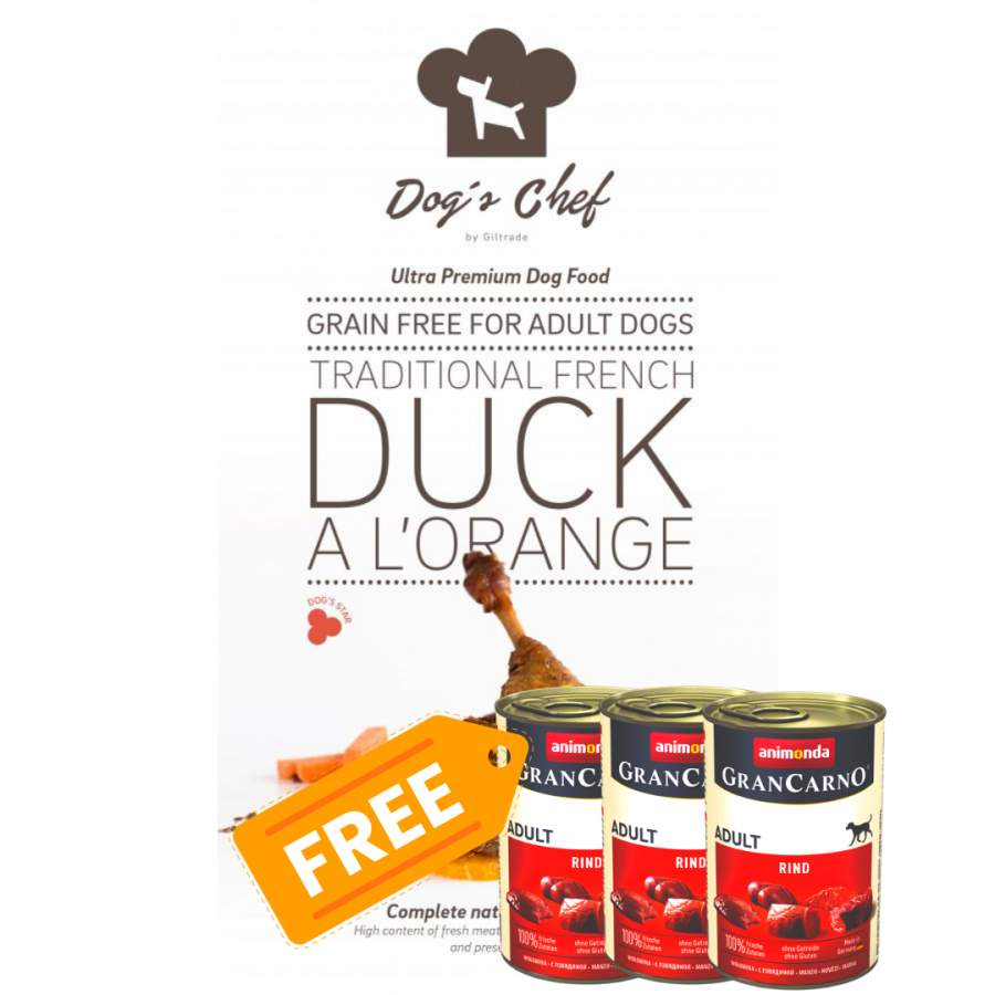 Dog´s Chef Traditional French Duck a l’Orange 15kg