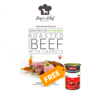 Dog´s Chef Roasted Scottish Beef with Carrots Active Dogs 6kg