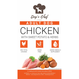 Dog’s Chef CHICKEN WITH SWEET POTATO AND HERBS