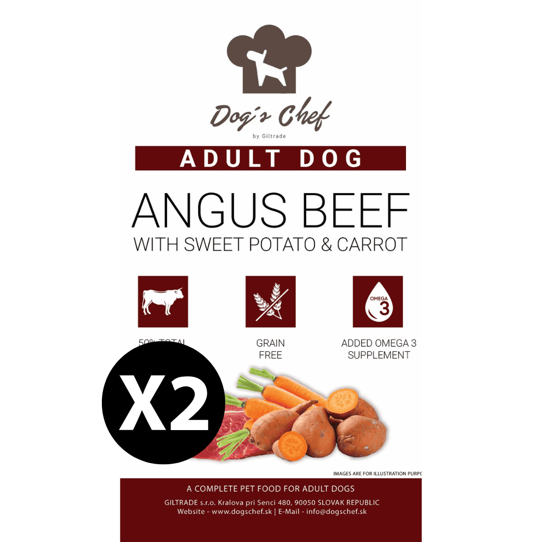 Dog’s Chef ANGUS BEEF WITH SWEET POTATO & CARROT