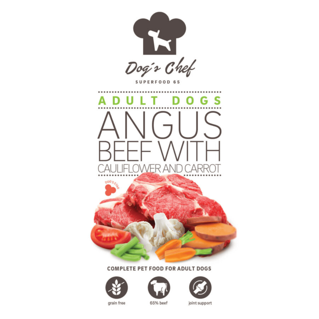 Dog’s Chef ANGUS BEEF WITH CAULIFLOWER & CARROT