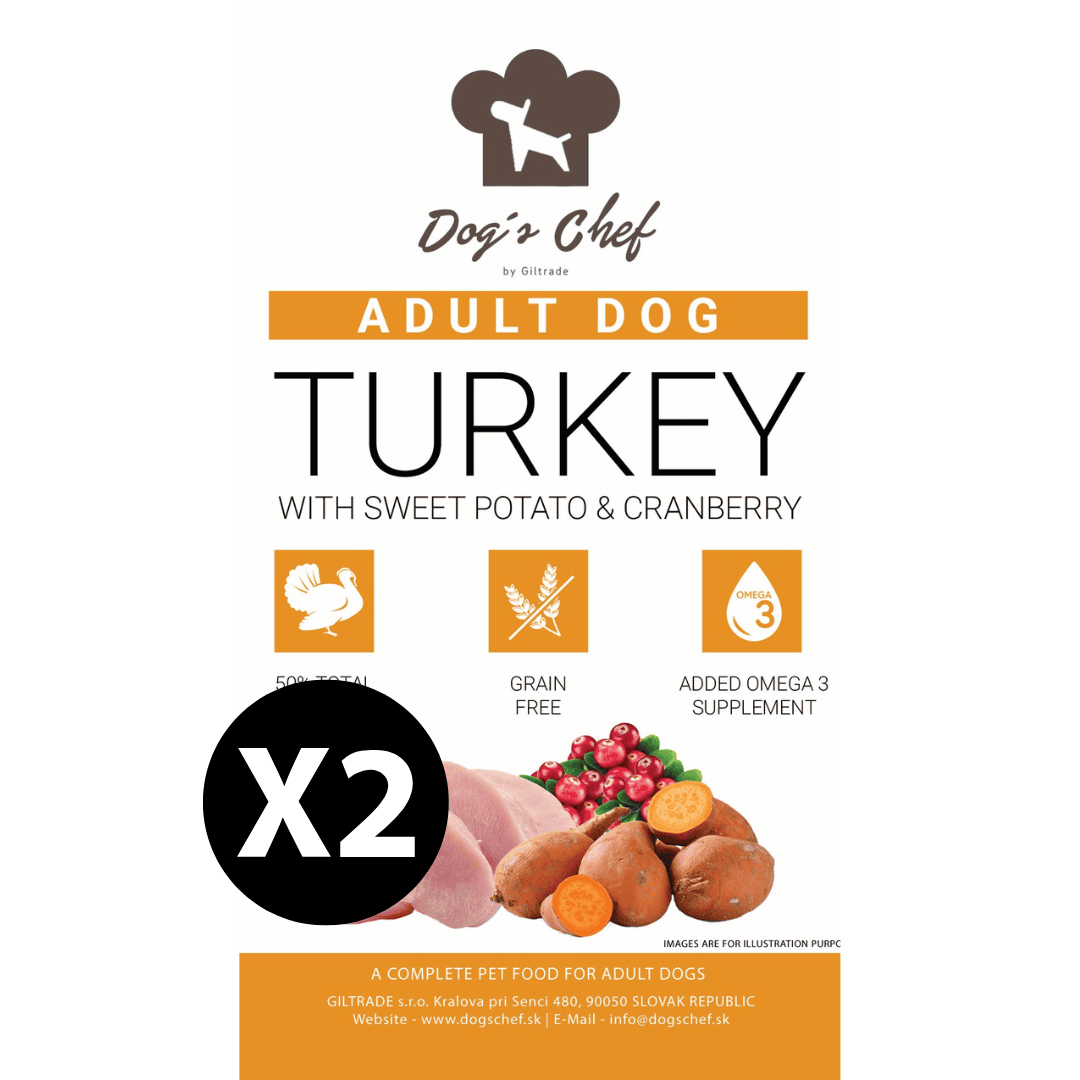 Dog’s Chef TURKEY WITH SWEET POTATO AND CRANBERRY