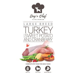 Dog’s Chef TURKEY WITH SWEET POTATO AND CRANBERRY Large Breed