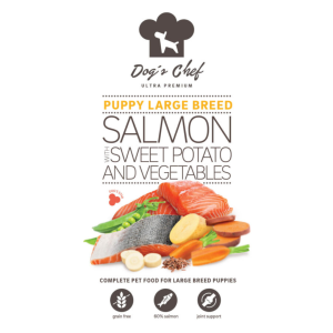 Dog’s Chef SALMON WITH SWEET POTATO AND VEGETABLES Puppy Large Breed