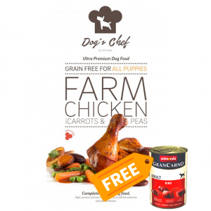 Dog´s Chef Puppy Farm Chicken with Carrots & Peas 6kg