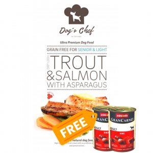 Dog´s Chef Diet Loch Trout & Salmon with Asparagus 12kg