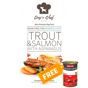 Dog´s Chef Diet Loch Trout & Salmon with Asparagus 6kg