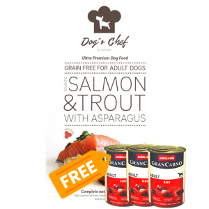 Dog´s Chef Atlantic Salmon & Trout with Asparagus 15kg