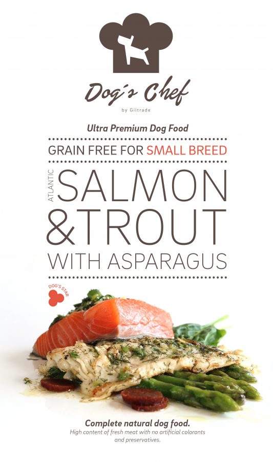 Atlantic Salmon & Trout with Asparagus Small Breed