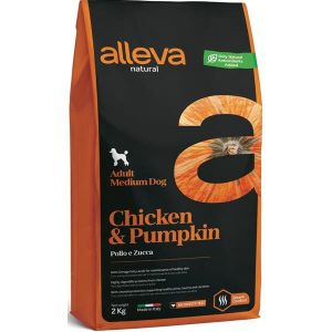 Alleva NATURAL dog adult medium chicken & pumpkin 2 kg