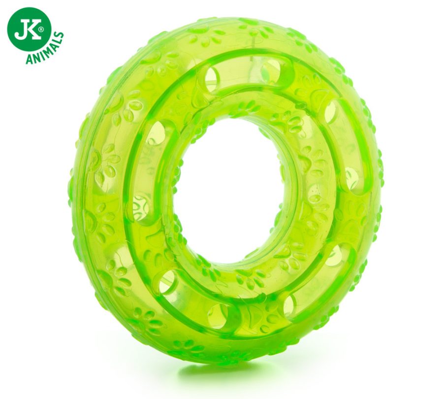 JK Kruh zelený, odolná gumová hračka