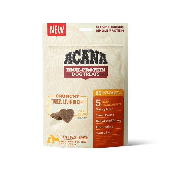 Acana HighProtein Crunchy Turkey Liv100g