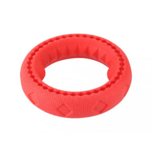 HUHU TPR small ring červený 11x11x2.6cm