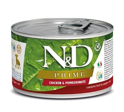 Farmina N&D dog PRIME puppy, chicken & pomegranate konzerva 140 g