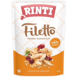 RINTI Filetto kura/srdce, v želé 100g