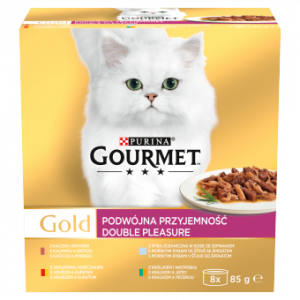 GOURMET Gold Multipack Double Pleasure 8 x 85 g