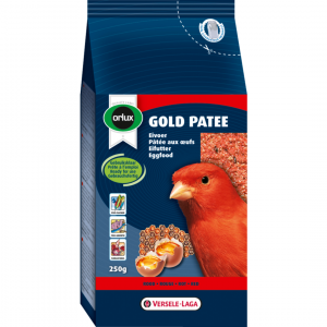 VL Orlux Gold Patee Red- vaječné krmivo vlhčené medom pre červené kanáre a vtáky 1 kg