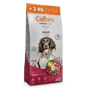 Calibra Dog Premium Line Adult Beef 12 + 2kg NEW