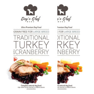 Dog´s Chef Traditional Turkey with Cranberry Large Breed 2 x 6 kg
