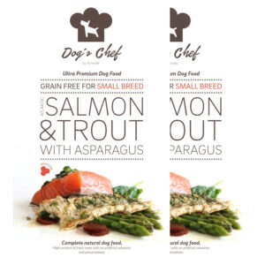 Dog´s Chef Atlantic Salmon & Trout with Asparagus Small Breed 2 x 6 kg