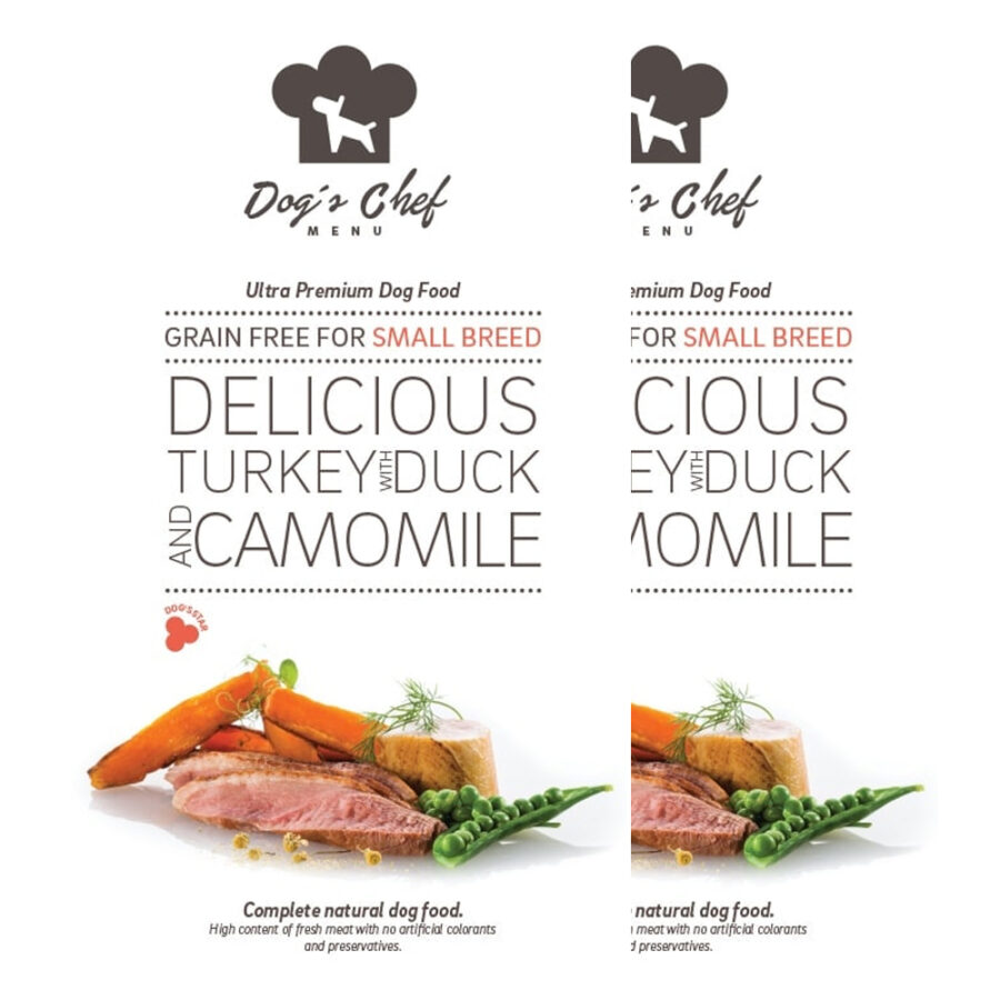 Dog´s Chef Delicious Turkey with Duck and Camomile 2 x 6 kg