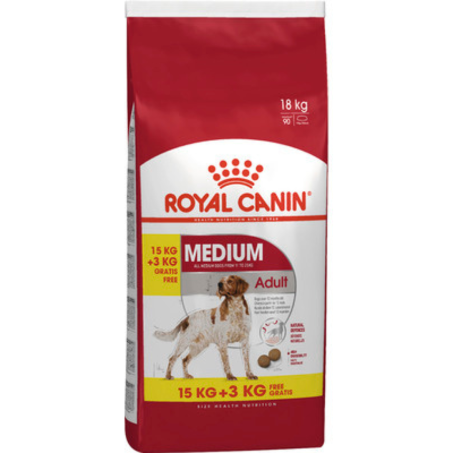 Royal Canin Medium Adult 15 + 3 kg