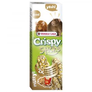 Pamlsok VERSELE-LAGA Crispy Sticks Rats-Mice Popcorn & Nuts - kukurica a oriešky, potkan / myš 2 ks 110 g