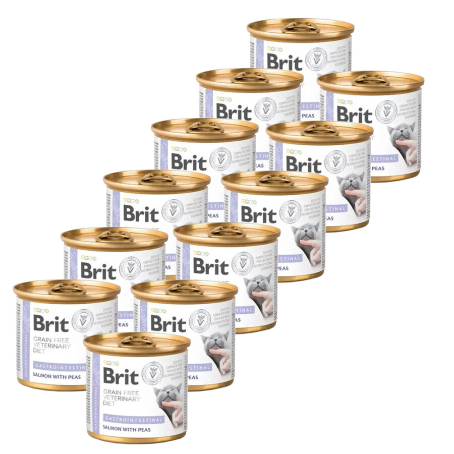 Brit Veterinary Diets GF cat Gastrointestinal 12 x 200 g konzerva