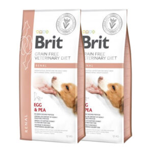 Brit Veterinary Diets GF dog Renal 2 x 12 kg