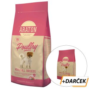 ARATON dog adult poultry 15 kg + 3 kg zadarmo