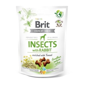 Brit Care Crunchy Cracker. Insects with Rabbit enriched with Fennel 200g