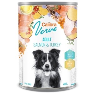 Calibra Dog Verve konz.GF Adult Salmon&Turkey 400g