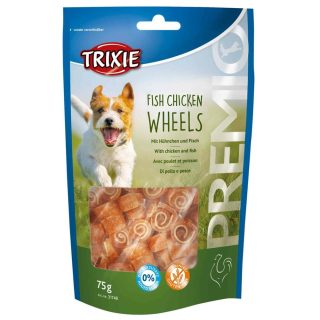 TRIXIE Premio FISH CHICKEN WHEELS mäkké kolieska kura s rybou 75 g