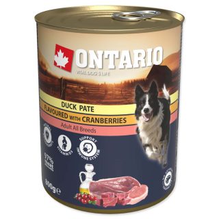 Konzerva ONTARIO Duck Pate Flavoured With Cranberries 800g