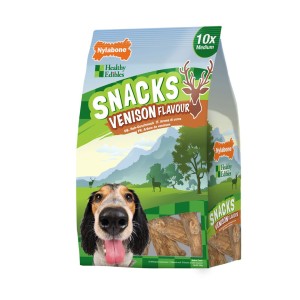 NYLABONE Snack zverina M 10ks/400g