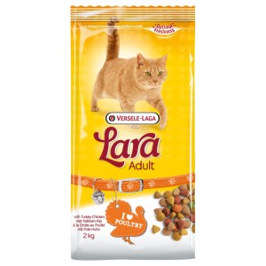 VERSELE-LAGA Lara Premium Cat Adult Turkey & Chicken - morčacie a kuracie 2 kg