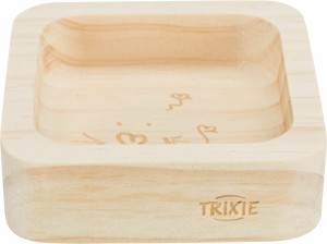 TRIXIE Miska pre hlodavce drev.60ml8x8cm