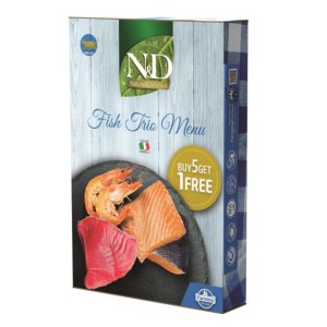 Farmina N&D cat NATURAL Fish Trio Menu 6 x 70 g