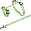 Postroj s vodítkom pre králika - motív 25-44/1cm 1,25m