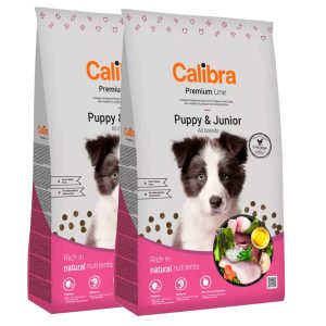 Calibra Dog Premium Line Puppy & Junior 2 x 12 kg NEW
