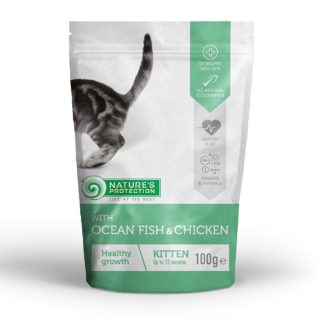 Natures Protection cat kitten chicken & ocean fish 100 g