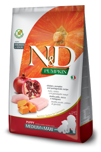 Farmina N&D dog PUMPKIN (GF) puppy medium & maxi, chicken & pomegranate 12 kg