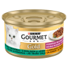 GOURMET Gold Double Pleasure s králikom a pečeňou 85 g