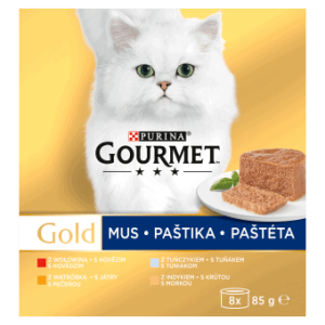 GOURMET Gold Multipack paštét 8 x 85 g