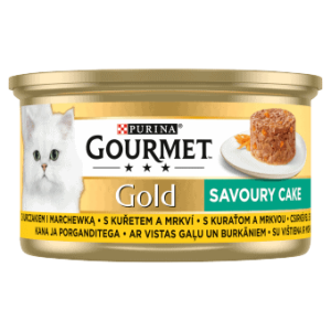 GOURMET Gold Savoury Cake s kuraťom a mrkvou 85 g